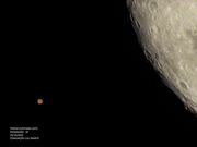Conjunção Lua - Marte (03/10/2020).