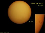 Grupamento de Manchas Solares AR 2781