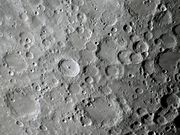 A proeminente cratera TYCHO.