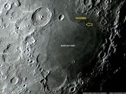 A cratera fantasma DAGUERRE em 08 de maio de 2023.