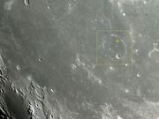 Cratera Fantasma FLAMSTEED P e a Sonda Lunar SURVEYOR 1.