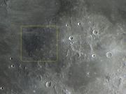 Área com depósito de material piroclástico na região sul do SINUS AESTUUM (Pyroclastic 'Southern Sinus Aestuum').