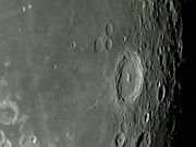 A bela cratera LANGRENUS.