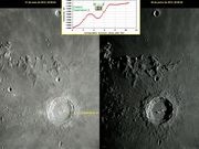 A pequena cratera Copernicus A.