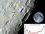 A diferenciada cratera Rheita E.