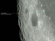 Local de impacto da sonda robótica LUNAR ORBITER 5 da NASA.