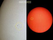 Manchas solares da região ativa AR 2712 - 27 de maio de 2018.