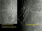 Cratera KEPLER em dois tempos: 24h30m de diferença.