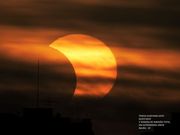 Início do Eclipse Solar Total (parcial no Brasil) de 02/07/2019