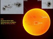 SOL na manhã de 20 de janeiro de 2025.